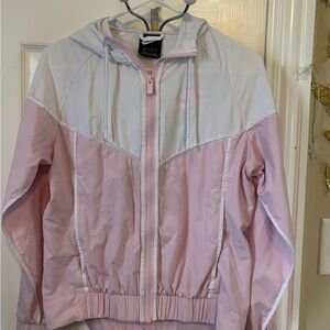 Nike Pink and White Jacket